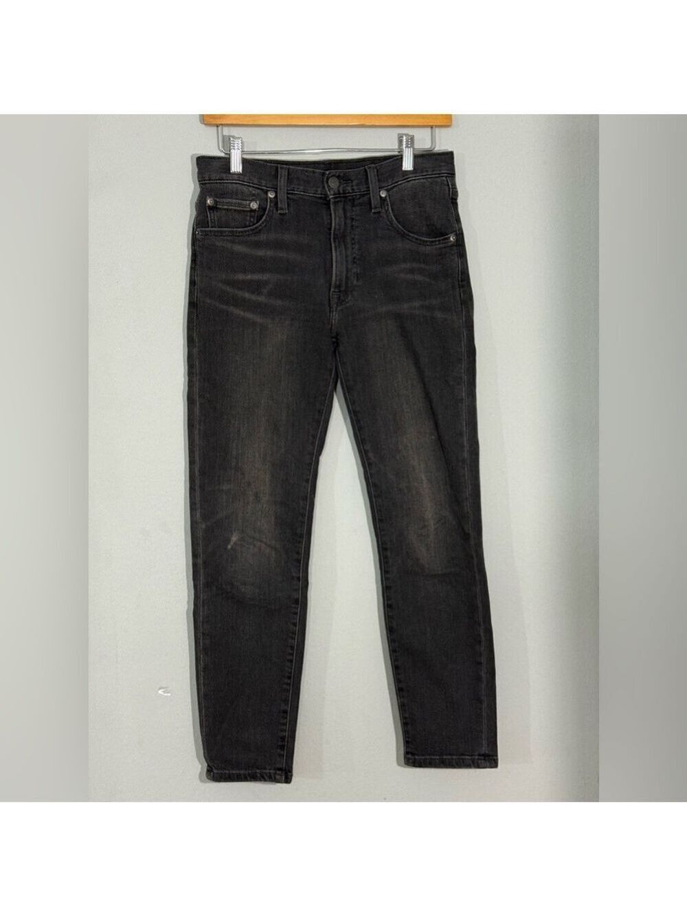 Frye Black Denim Jeans Women’s Sz 27 Slim Straight Mid Rise Western